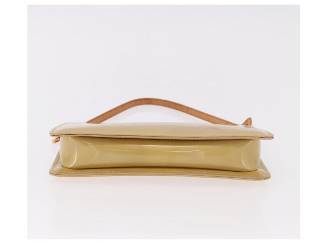 LOUIS VUITTON Monogram Vernis Lexington Pouch Beige M91010 LV Auth 184312 - vista 6