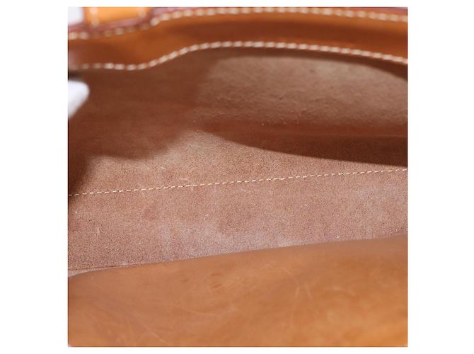 Céline CELINE Handtasche Leder Braun Silber Auth 183890 - Ansicht 11