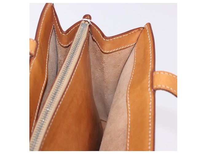 Céline CELINE Handtasche Leder Braun Silber Auth 183890 - Ansicht 23