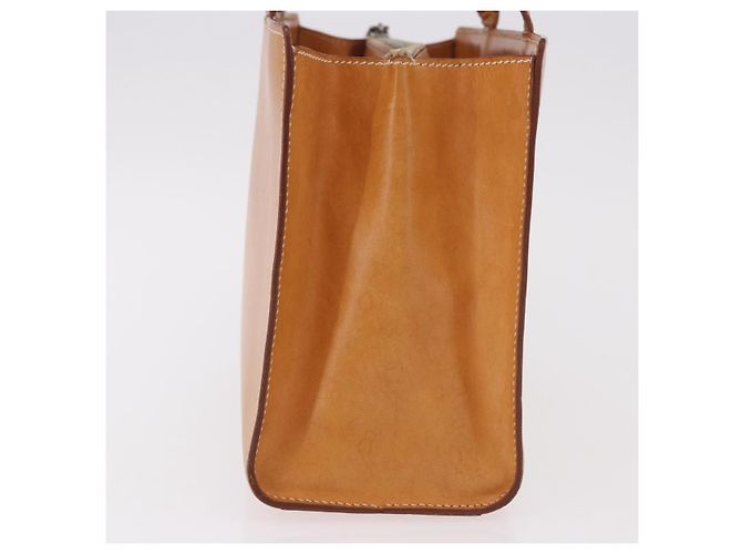 Céline CELINE Handtasche Leder Braun Silber Auth 183890 - Ansicht 4