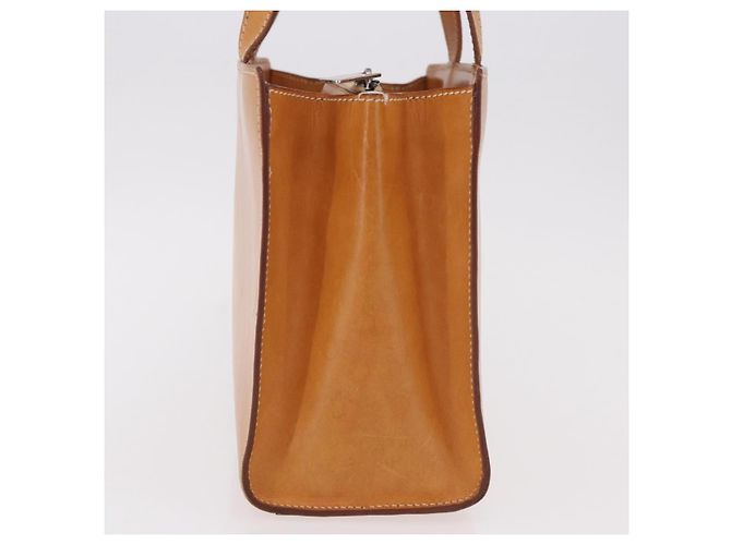 Céline CELINE Handtasche Leder Braun Silber Auth 183890 - Ansicht 5