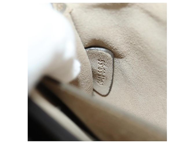 Chloé Borsa a tracolla Chloe Fay in scamosciato beige e oro Auth gh2099 D'oro - vista 12