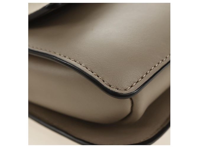 Chloé Borsa a tracolla Chloe Fay in scamosciato beige e oro Auth gh2099 D'oro - vista 15