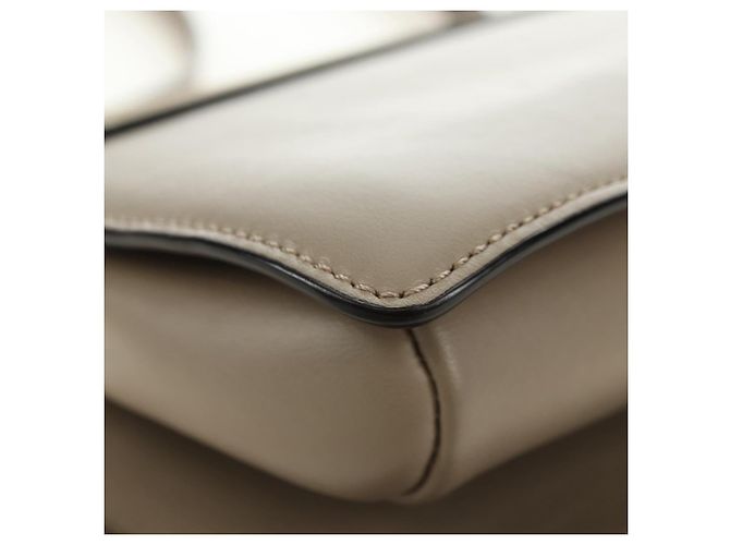 Chloé Borsa a tracolla Chloe Fay in scamosciato beige e oro Auth gh2099 D'oro - vista 17