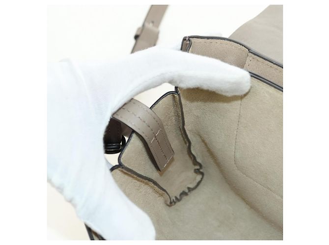 Chloé Borsa a tracolla Chloe Fay in scamosciato beige e oro Auth gh2099 D'oro - vista 24