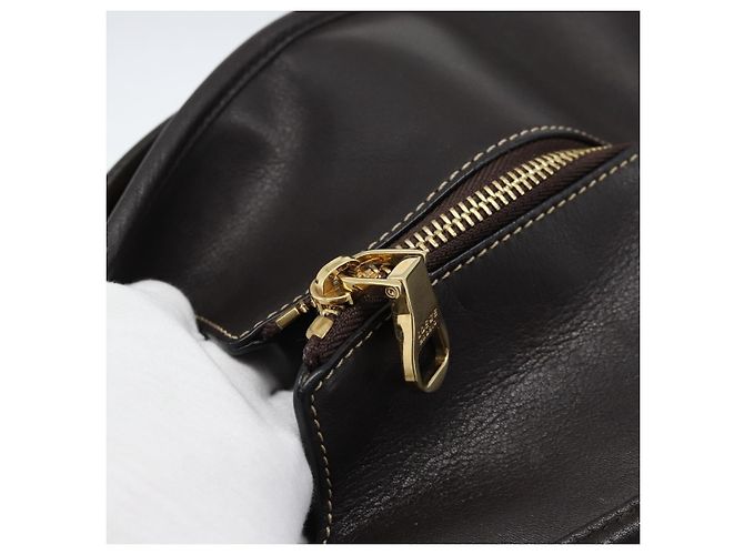 Borsa LOEWE Anagram in scamosciato 2way Beige Gold Autentica 183333 - vista 10