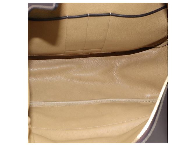 Borsa LOEWE Anagram in scamosciato 2way Beige Gold Autentica 183333 - vista 12