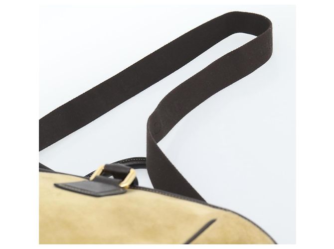 Borsa LOEWE Anagram in scamosciato 2way Beige Gold Autentica 183333 - vista 15