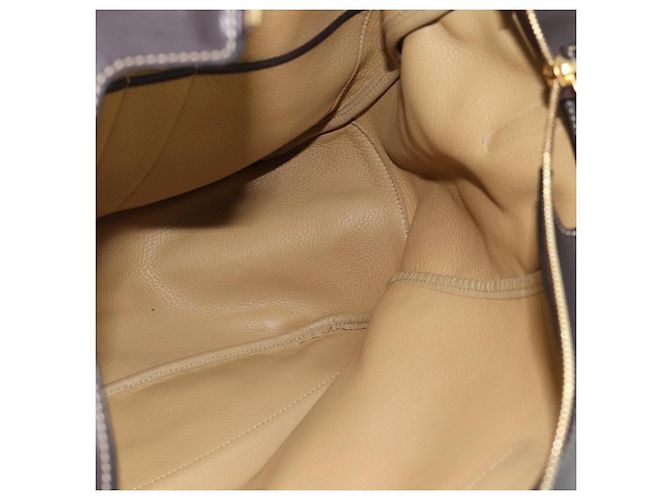 Borsa LOEWE Anagram in scamosciato 2way Beige Gold Autentica 183333 - vista 19