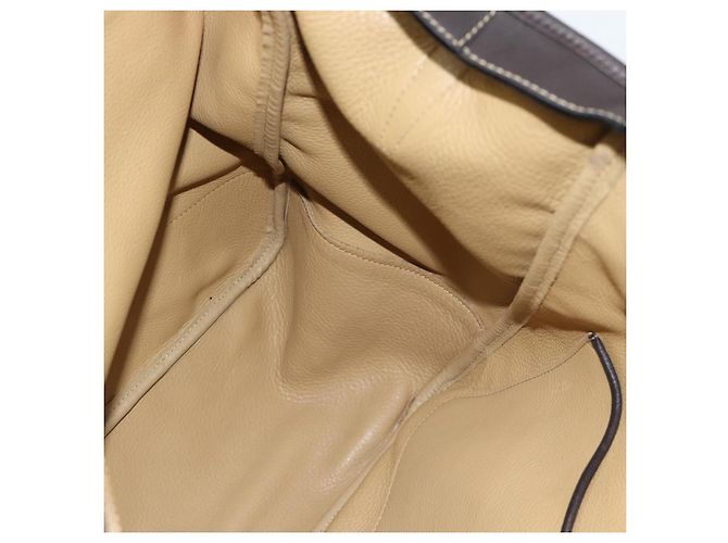 Borsa LOEWE Anagram in scamosciato 2way Beige Gold Autentica 183333 - vista 20