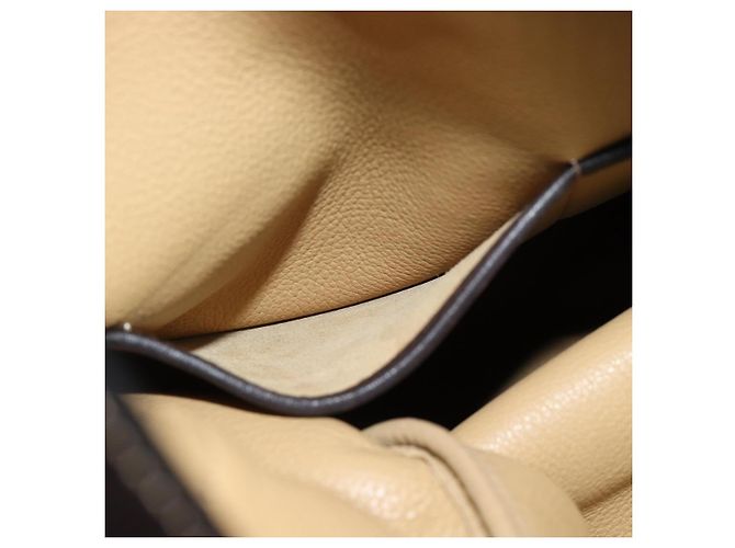Borsa LOEWE Anagram in scamosciato 2way Beige Gold Autentica 183333 - vista 21