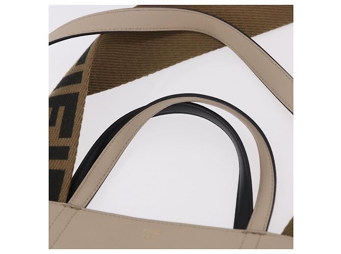 Bolsa Tote FENDI Flip de couro 3way Navy Gold Auth bs35380A Dourado Azul marinho - vista 15