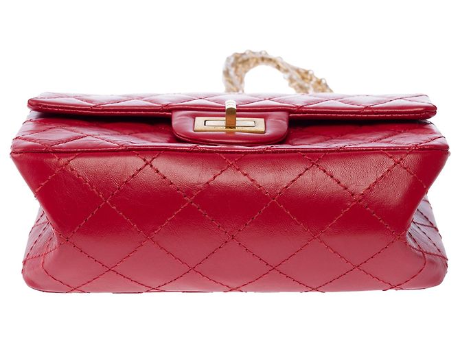 Mademoiselle Borsa CHANEL 2.55 in Pelle Rossa - 103635 Rosso - vista 11