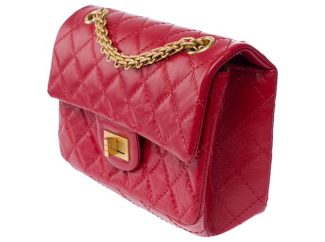 Mademoiselle Borsa CHANEL 2.55 in Pelle Rossa - 103635 Rosso - vista 5