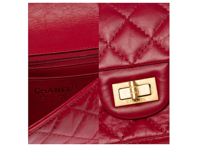 Mademoiselle Borsa CHANEL 2.55 in Pelle Rossa - 103635 Rosso - vista 7