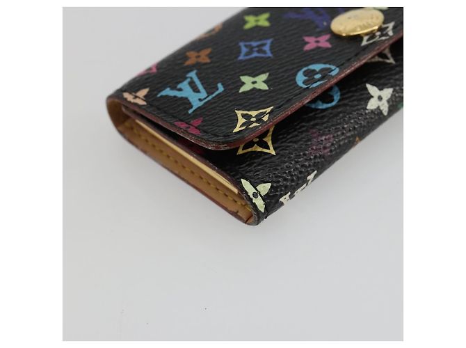 LOUIS VUITTON Monogram Multicolor Multicles 4 Key Case Black M93732 Auth 182702 Nero - vista 14