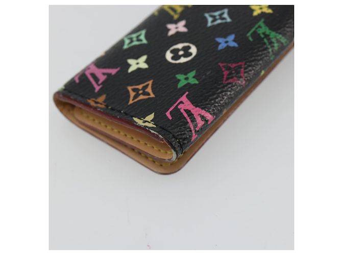 LOUIS VUITTON Monogram Multicolor Multicles 4 Key Case Black M93732 Auth 182702 Nero - vista 16
