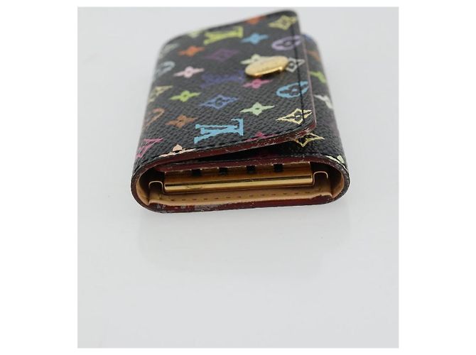 LOUIS VUITTON Monogram Multicolor Multicles 4 Key Case Black M93732 Auth 182702 Nero - vista 4