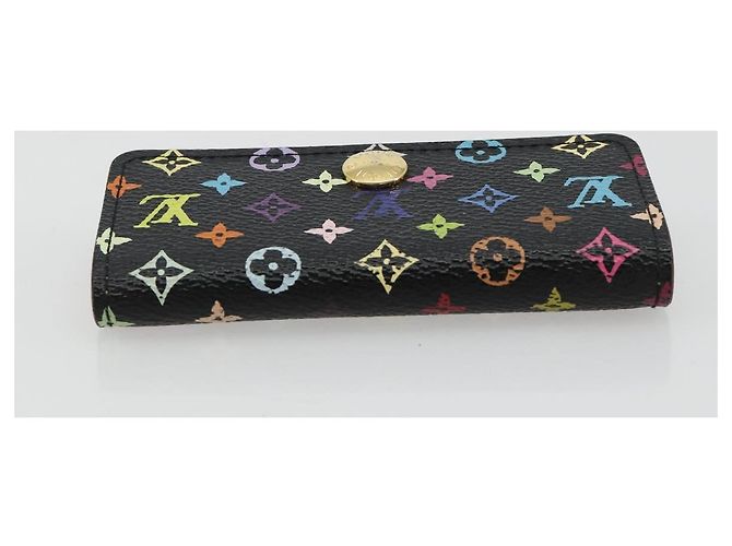 LOUIS VUITTON Monogram Multicolor Multicles 4 Key Case Black M93732 Auth 182702 Nero - vista 5