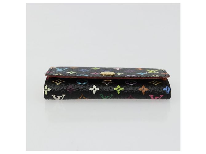 LOUIS VUITTON Monogram Multicolor Multicles 4 Key Case Black M93732 Auth 182702 Nero - vista 6