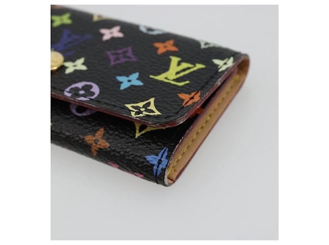 LOUIS VUITTON Monogram Multicolor Multicles 4 Key Case Black M93732 Auth 182702 Nero - vista 7