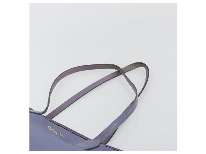 Borsa Tote PRADA in nylon viola argento Auth 183451 Porpora - vista 8