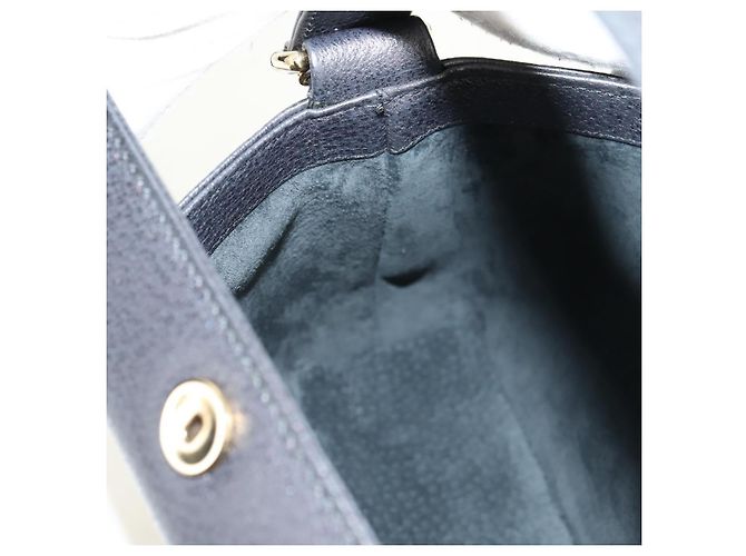 Borsa a mano GUCCI Bamboo in pelle 2way Grigio Oro 000 926 0175 Auth am11676V - vista 26