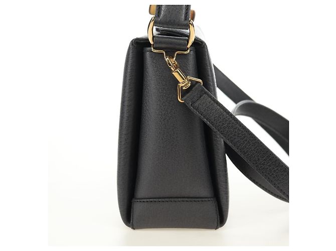 Borsa a mano GUCCI Bamboo in pelle 2way Grigio Oro 000 926 0175 Auth am11676V - vista 4