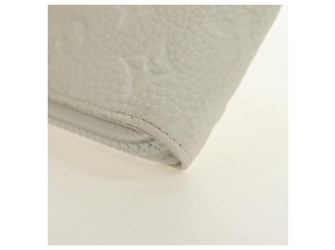 LOUIS VUITTON Taurillon Zippy Wallet Vertical LV Friend M80337 LV Auth 182719M Bianco - vista 16