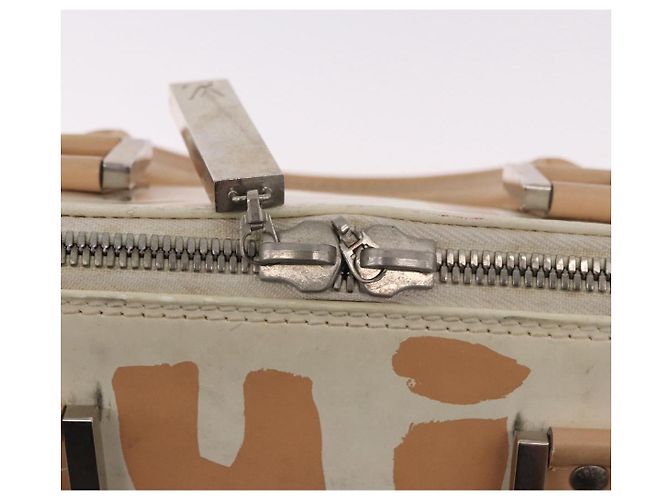 LOUIS VUITTON Borsa a mano Graffiti Armahorizontal Bianca Arancione M92176 Auth 183696A Bianco - vista 18