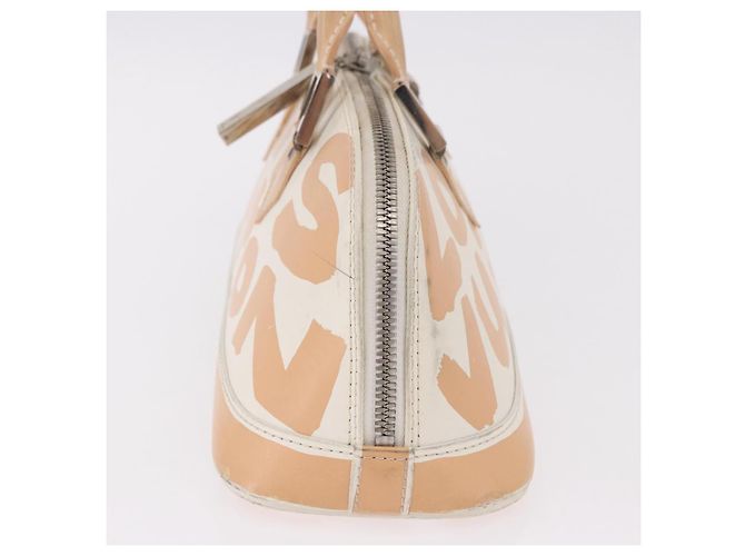 LOUIS VUITTON Borsa a mano Graffiti Armahorizontal Bianca Arancione M92176 Auth 183696A Bianco - vista 3