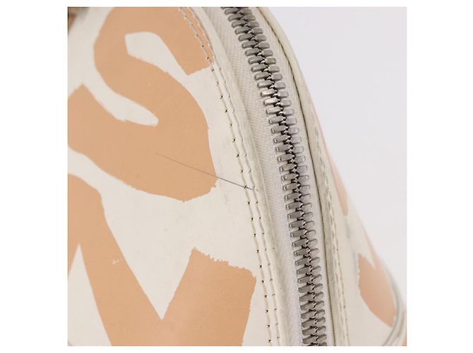 LOUIS VUITTON Borsa a mano Graffiti Armahorizontal Bianca Arancione M92176 Auth 183696A Bianco - vista 4