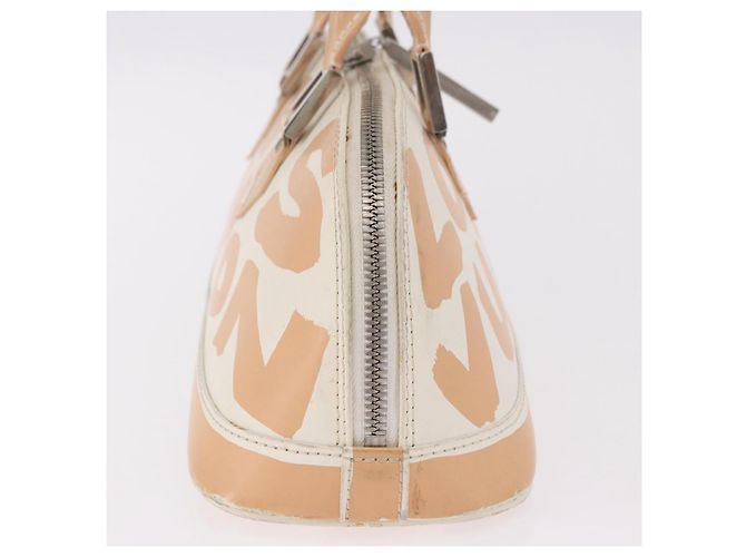 LOUIS VUITTON Borsa a mano Graffiti Armahorizontal Bianca Arancione M92176 Auth 183696A Bianco - vista 5