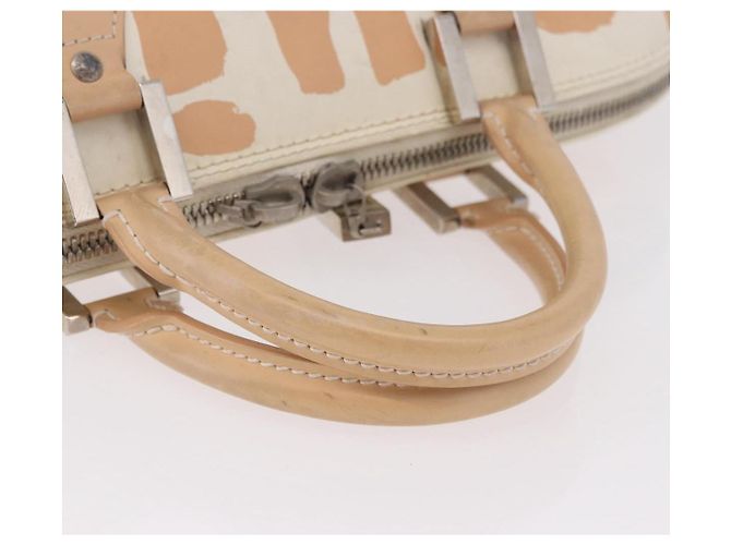 LOUIS VUITTON Borsa a mano Graffiti Armahorizontal Bianca Arancione M92176 Auth 183696A Bianco - vista 9