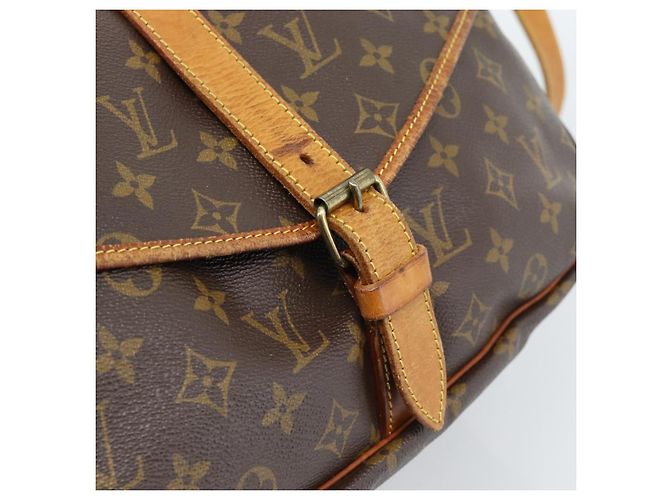 LOUIS VUITTON Borsa a Spalla Monogram Saumur 35 M42254 LV Auth ka4631 Monogramma - vista 10