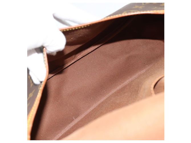 LOUIS VUITTON Borsa a Spalla Monogram Saumur 35 M42254 LV Auth ka4631 Monogramma - vista 11