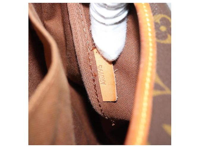 LOUIS VUITTON Borsa a Spalla Monogram Saumur 35 M42254 LV Auth ka4631 Monogramma - vista 12