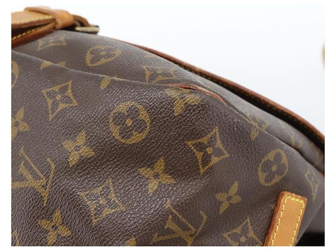 LOUIS VUITTON Borsa a Spalla Monogram Saumur 35 M42254 LV Auth ka4631 Monogramma - vista 17