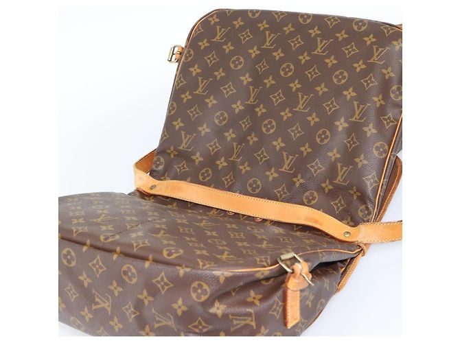 LOUIS VUITTON Borsa a Spalla Monogram Saumur 35 M42254 LV Auth ka4631 Monogramma - vista 20
