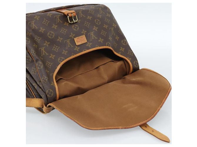 LOUIS VUITTON Borsa a Spalla Monogram Saumur 35 M42254 LV Auth ka4631 Monogramma - vista 21