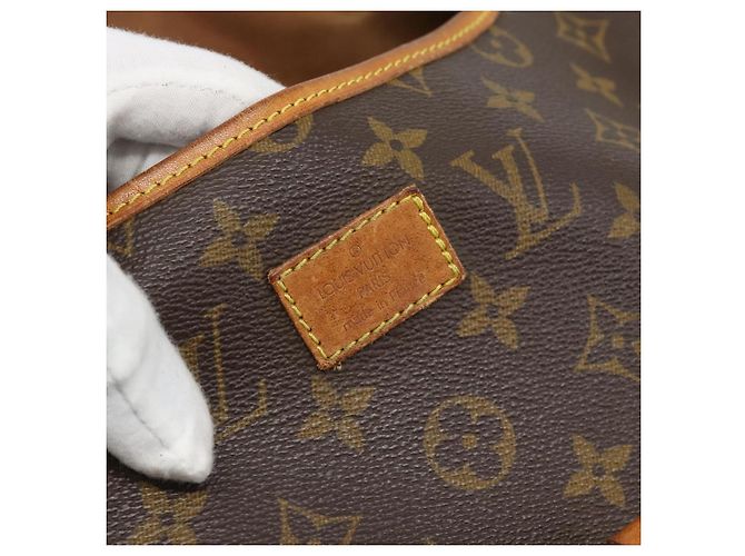 LOUIS VUITTON Borsa a Spalla Monogram Saumur 35 M42254 LV Auth ka4631 Monogramma - vista 22