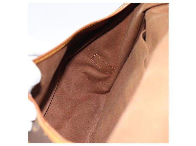 LOUIS VUITTON Borsa a Spalla Monogram Saumur 35 M42254 LV Auth ka4631 Monogramma - vista 23