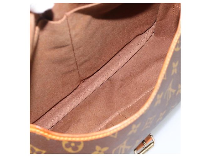 LOUIS VUITTON Borsa a Spalla Monogram Saumur 35 M42254 LV Auth ka4631 Monogramma - vista 27