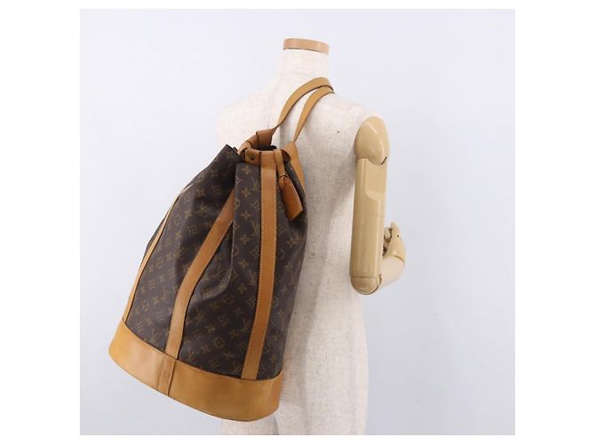 LOUIS VUITTON Borsa a Spalla Monogram Randonnee GM M42244 LV Auth 183011A Monogramma - vista 22