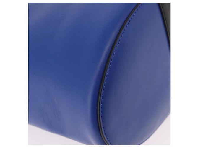 Borsa a Spalla VERSACE in Pelle Blu e Oro Auth BA13001V D'oro - vista 16
