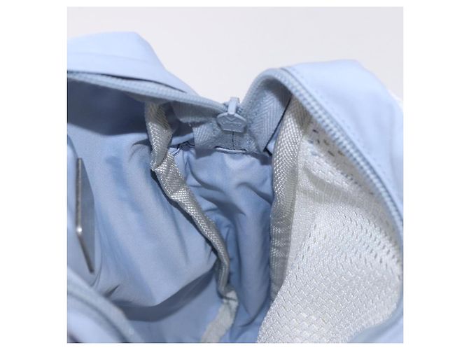PRADA Sports Line Schultertasche Nylon Blau Silber Authentisch yk20492A - Ansicht 21