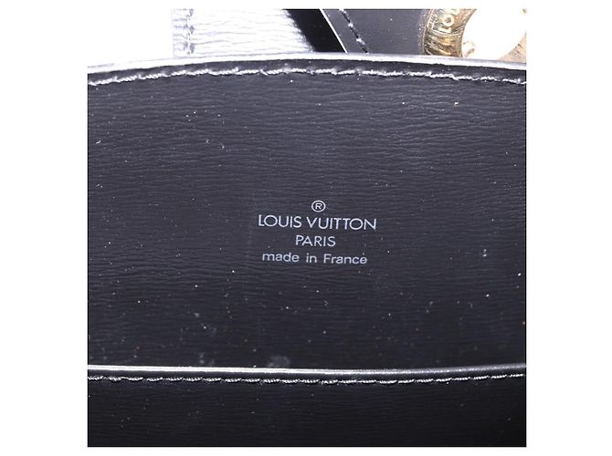 LOUIS VUITTON Epi Capuchin Shoulder Bag Black M52342 LV Auth 183324 - view 18