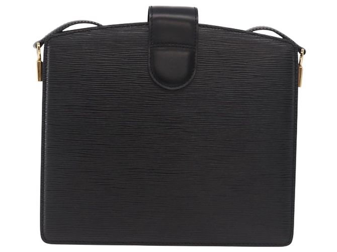 LOUIS VUITTON Epi Capuchin Shoulder Bag Black M52342 LV Auth 183324 - view 2