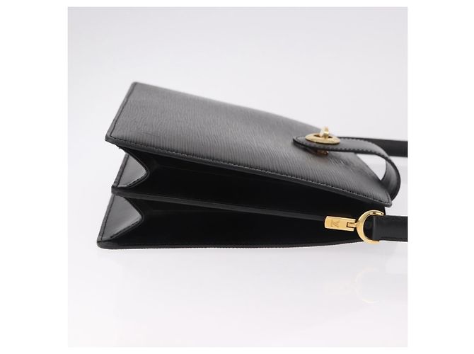 LOUIS VUITTON Epi Capuchin Shoulder Bag Black M52342 LV Auth 183324 - view 3