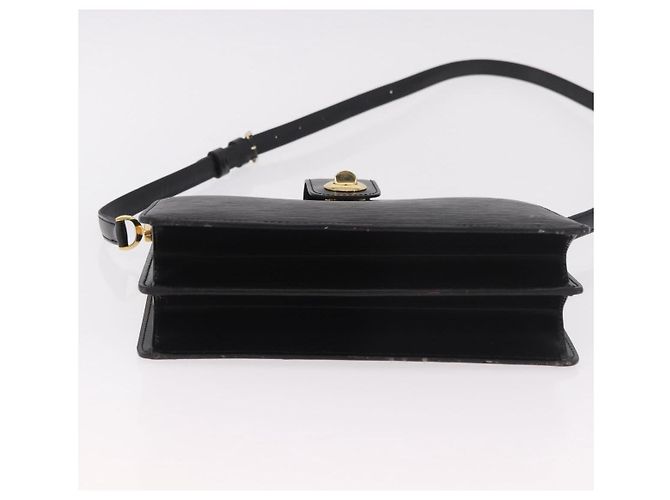 LOUIS VUITTON Epi Capuchin Shoulder Bag Black M52342 LV Auth 183324 - view 5